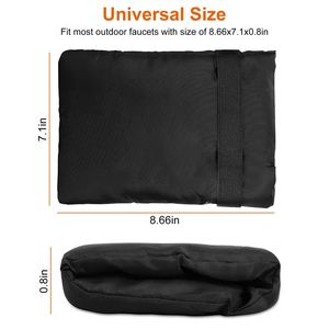 4 Pezzi Copertura Protettiva Invernale per Rubinetto da Giardino Esterno, Protezione Antigelo per Tubo Flessibile, Calze Protettive per Rubinetto da Campeggio per l'Inverno - Product Image 3