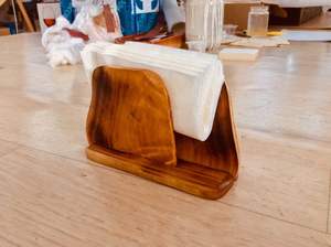 Porta Servilletas de Madera Económico, Porta Servilletas Decorativo de la Mejor Calidad, Porta Servilletas Hecho a Mano con Forma Personalizada - Product Image 5