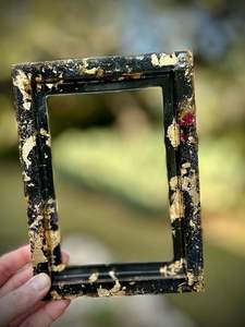 Cadre photo moderne en résine colorée fait main, impression typographique 3 couleurs, à poser sur table ou à fixer au mur, orientation verticale pour - Product Image 4