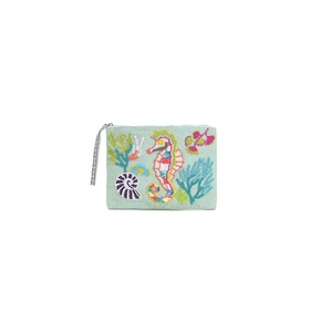 Traditional <b>Seed</b> Beads Coin Pouch Handmade Fashion Purse Fancy <b>Seed</b> Beads Coin Purse with Handmade Zipper Closure - Product Image 2