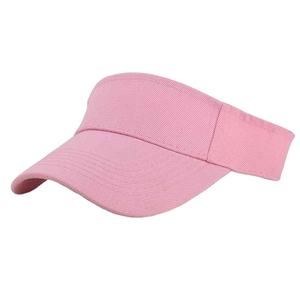 En gros Visière de soleil unie à dessus ouvert haute visibilité pour sports d'été en extérieur - Product Image 2