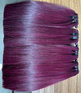 Extensions de cheveux humains à trame alignée sur les cuticules Paquets de tissage vietnamiens naturels Cheveux humains Bundles de cheveux humains indiens vierges bruts - Product Image 4