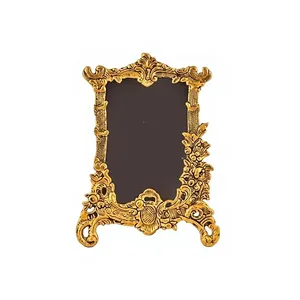 Marco de Fotos de Metal Dorado Victoriano de Primera Calidad, Marco de Fotos de Diseño Vintage para Mesa, Decoración de Hogar de Lujo, Regalo - Product Image 1