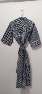 Bata Kimono 100% Algodón con Estampado Animal, Suave, para Dama de Honor, Talla Única, para Todas las Estaciones - Product Image 6