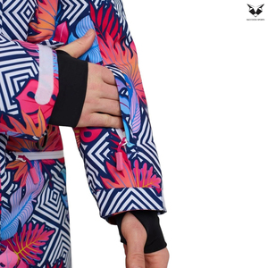 Nuevo Traje de Esquí de Poliéster de Una Pieza, Resistente al Viento, de Primera Calidad, con Estampado Floral Colorido, para Deportes de Invierno al Aire Libre - Product Image 6