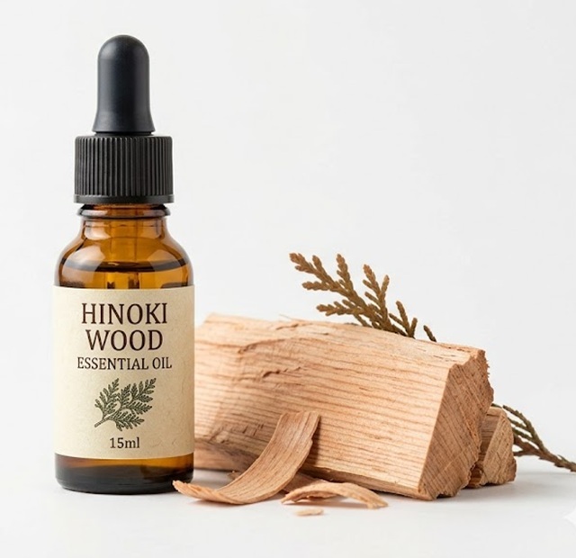 Pure Hinoki Wood Essential Oil Japanese Cypress Aroma Oil for Candle Soap Perfume Skincare Manufacturing Bulk Wholesale Supplier