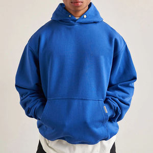 Sudadera con Capucha Oversize de Algodón Grueso para Hombre, Estilo Urbano, Personalizable, Venta al por Mayor - Product Image 3