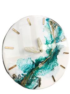 DIVERS Horloge murale en résine époxy Résine époxy Salon meilleur qulatiye Meubles Décoration intérieure Horloge murale personnalisée meilleur - Product Image 6