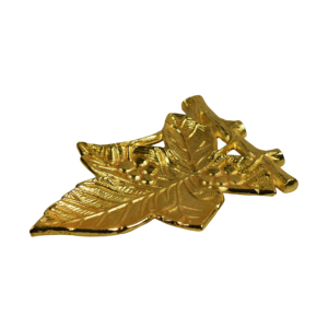 Hot Sale <b>Gold</b> Leaf Shaped Decorative <b>Tray</b> Best For Home Hotel Decoration <b>Serving</b> And Decorative <b>Trays</b> Custom Design Available - Product Image 2