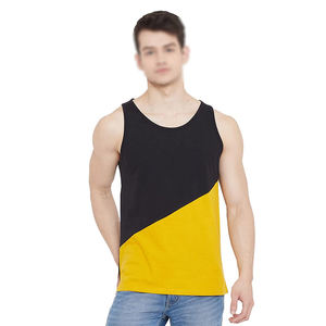 Camiseta sin mangas para hombre de alta calidad, hecha a medida, bajo MOQ, mejor precio, ajuste slim, ropa deportiva transpirable para adultos. - Product Image 5