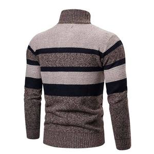 High Quality Concise Style Knitted Zipper <b>Cardigan</b> Full Sleeve <b>Long</b> Sleeve Breathable Plus Size <b>Men</b> <b>Cardigan</b> Sweater - Product Image 4