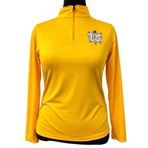 Women Zip Pullover Sweatshirt <b>Long</b> Sleeve Quarter Zip Casual Athletic <b>Top</b> Soft Comfortable Fashion Sportswear Custom Wholesale - Product Image 1