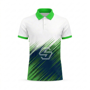 Polo personnalisé pour homme, séchage rapide, 100 % polyester, motif uni, coupe ample, sublimation, grande taille, t-shirts polo vierges - Product Image 2