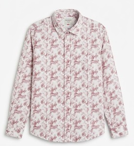 Enovate Men's Floral Printed Cotton ODM Casual Shirt Full Sleeve Turn-<b>down</b> Collar Summer Breathable Poplin Fabric - Product Image 1