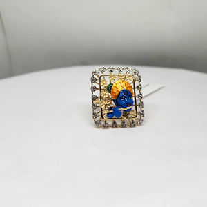 Elegante Anillo de Diamantes de 9K para Mujer, Pureza SI, Color H, Diamante de 0.61ct, Chapado en Rodio, Certificado IGI, Peso Neto 8.638g, Joyería de Lujo para Regalo - Product Image 1