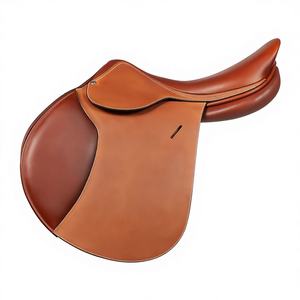 Selle de saut d'obstacles 100% cuir de qualité supérieure |   Selle d'équitation anglaise |   Conduite durable et confortable |   Toutes les tailles personnalisées sont disponibles - Product Image 1
