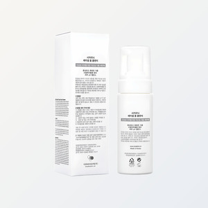 Nettoyant visage pour hommes Cicarinic, mousse nettoyante 150ml, faible pH, Cica Panthenol, mousse à bulles unisexe. - Product Image 3