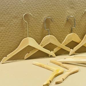 Best Selling Eco-Friendly Wood <b>Hangers</b> Designed for <b>Kids</b> Clothes Wholesale Custom Hyacinth Logo Wooden Baby <b>Hanger</b> From Vietnam - Product Image 5