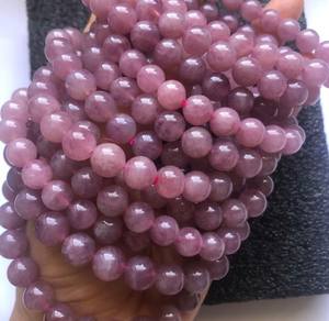 ลูกปัดโรสควอตซ์สีชมพูธรรมชาติขนาด 6 มม. สำหรับทำเครื่องประดับ DIY อุปกรณ์งานฝีมือ - Product Image 4