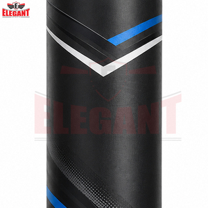 Kit de chaînes de suspension en acier à quatre points avec logo OEM personnalisé pour un entraînement ultime de MMA et de kickboxing, en cuir noir extra long et robuste - Product Image 6