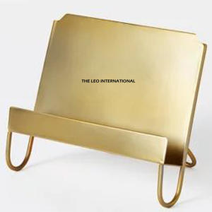 Elegante Porta Tarjetas de Metal Marrón, Moderno Soporte Redondo de Lujo para Exhibición en Oficina, Ofrecido en Grandes Cantidades al Precio Más Bajo - Product Image 2