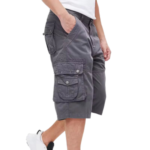 Latest design solid anti-wrinkle canvas cotton men's <b>cargo</b> <b>shorts</b> wholesale unique style 2026 <b>lightweight</b> and durable - Product Image 4