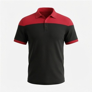 เสื้อโปโลผู้ชายไซส์ใหญ่ ผ้าโพลีเอสเตอร์ผสมคอตตอน ระบายอากาศได้ดี ปักโลโก้ตามสั่ง สีตามสั่ง ออกแบบได้ตามต้องการ - Product Image 1