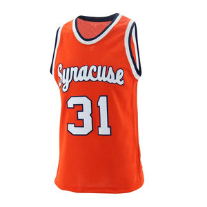 Camiseta de Baloncesto Syracuse 31 Naranja, Malla Transpirable, Unisex para Adultos, 100% Poliéster, Logotipo Frontal Serigrafiado - Product Image 1