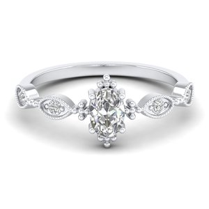 REYES Original Design 925 Sterling Silver Oval Cut 0.59 Carat <b>Moissanite</b> Engagement Rings Luxury Wedding Gift Fine <b>Jewelry</b> - Product Image 1