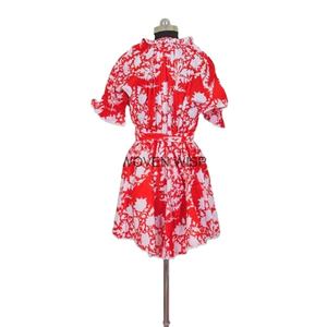 Haut pour femme en coton indien imprimé bloc à la main robe courte haut fait à la main robe de plage d'été tenue décontractée haut tenue de fête cadeau pour les femmes - Product Image 2