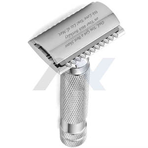 Juego de Afeitado Personalizado con Logotipo Privado, Sistema de Afeitado de Acero Inoxidable, Maquinilla de Afeitar de Doble Filo Profesional, Personalizada - Product Image 2