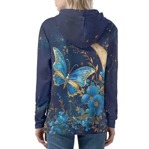 Sudadera con Capucha Estampada de Margaritas Estilo Floral para Mujer, Manga Larga, Otoño, Vintage, con Bolsillo, a la Moda - Product Image 4