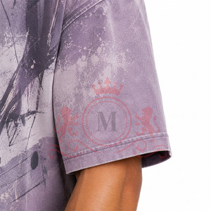 Camiseta Oversize con Hombros Caídos y Efecto Desgastado, con Acabado Premium Lavado para un Look Casual y Cómodo para el Día a Día - Product Image 5