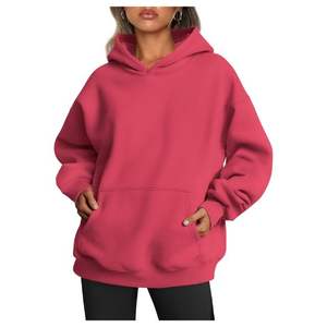 2025 personalizado mujer invierno otoño impreso Sudadera con capucha OEM ODM polar canguro bolsillo Streetwear ropa de moda Logo - Product Image 5