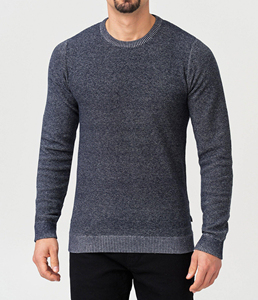 Sudadera de invierno para hombre, con cremallera de un cuarto, estilo oversized, con bloques de color, 100% algodón, forro polar grueso, efecto desgastado. - Product Image 1