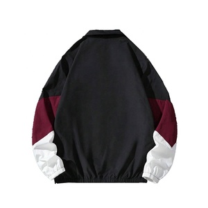 Nouvel arrivage de blouson d'aviateur pour hommes au design personnalisé veste softshell imperméable à l'eau à rayures de style bicolore - Product Image 2