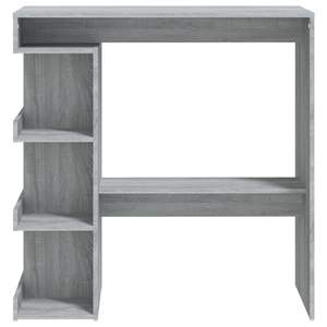 Table de bar Sonoma en bois d'ingénierie, couleur gris, 39,4 x 19,7 po, pour votre maison ou votre espace commercial - Product Image 5