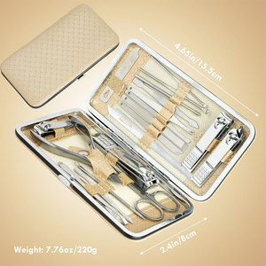 Top Quality <b>Manicure</b> Tool <b>Kit</b> Cleaning Nails Leather Packaging Beauty <b>Manicure</b> <b>Manicure</b> Pedicure Set Nail Clipper <b>Kit</b> - Product Image 4