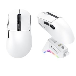 Smailwolf M6 Tri-Mode draadloze gamingmuis Lichtgewicht PAW3311 met digitale RGB-batterijlader - Product Image 2