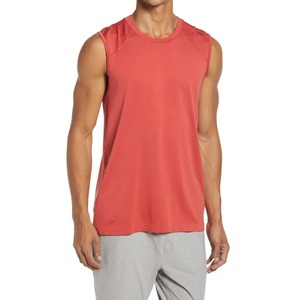 Men's Cotton <b>Running</b> Tank Top <b>Singlet</b> Custom Logo Athletic Muscle Fitness Workout Sleeveless Tank Top - Product Image 1