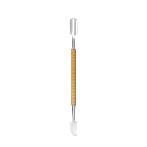 Pousse-cuticules professionnel en acier inoxydable, réutilisable, léger, durable, double extrémité carrée, outil de nettoyage des ongles pour manucure - Product Image 1