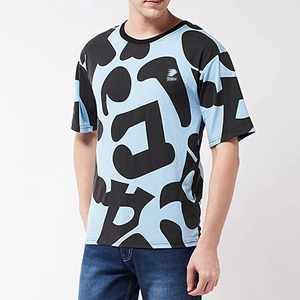 Trendy Oversized Drop Shoulder Short Sleeve O-Neck Tee 100% Cotton Jersey Eco-Friendly Fabric Breathable Quick Dry T-shirt Men - Product Image 5