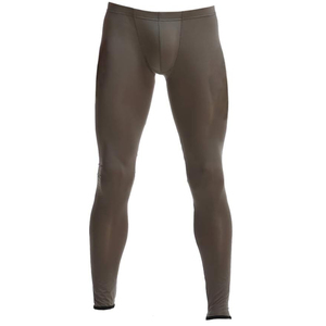 Men's Solid Full Length Leggings Elastic Waist Knitted Spandex Nylon <b>Stretch</b> All Seasons Basic Style - Product Image 4