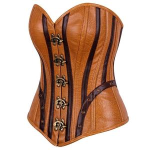 เสื้อครอเซ็ทวินเทจสำหรับผู้หญิง เซ็กซี่ กระชับสัดส่วน ระบายอากาศได้ดี ดีไซน์ทันสมัย ผ้าปักลาย สำหรับสาวพลัสไซส์ - Product Image 1