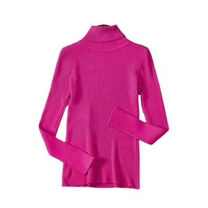 2025 Simple Women <strong>Turtleneck</strong> Sweater Winter Fashion Pullover Elastic Knit <strong>Ladies</strong> Jumper Casual Solid Black Female Basic <strong>Tops</strong>