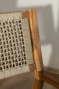 Modern Scandinavian Wood <b>Dining</b> <b>Chair</b> With Handwoven Linen Seat And Backrest Stable Home Furniture For <b>Dining</b> Room - Product Image 4