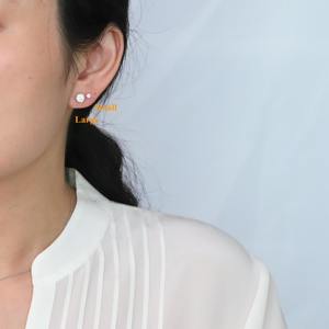 Pendientes de Diamante Cultivado en Laboratorio de 1.60 ct con Engaste de Bisel, Oro Amarillo Sólido de 14K, Certificado IGI, Regalo de Aniversario de Bodas para Mujer - Product Image 3