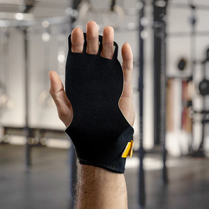 Poignées en cuir unisexe pour la musculation, poignées rembourrées pour tractions, remises en forme, entraînement, équipement de fitness, fournisseur d'articles de sport - Product Image 1
