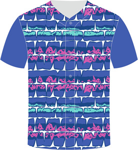 Adult Professional <b>Baseball</b> Team Uniform Teamwear Breathable Fabric Durable Quality Heat-Transfer Printed 100% Moisture Wicking - Product Image 4