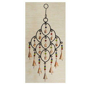 Carillons éoliens en métal doré les plus vendus, à suspendre au mur, pour la décoration intérieure et extérieure du jardin - Product Image 5